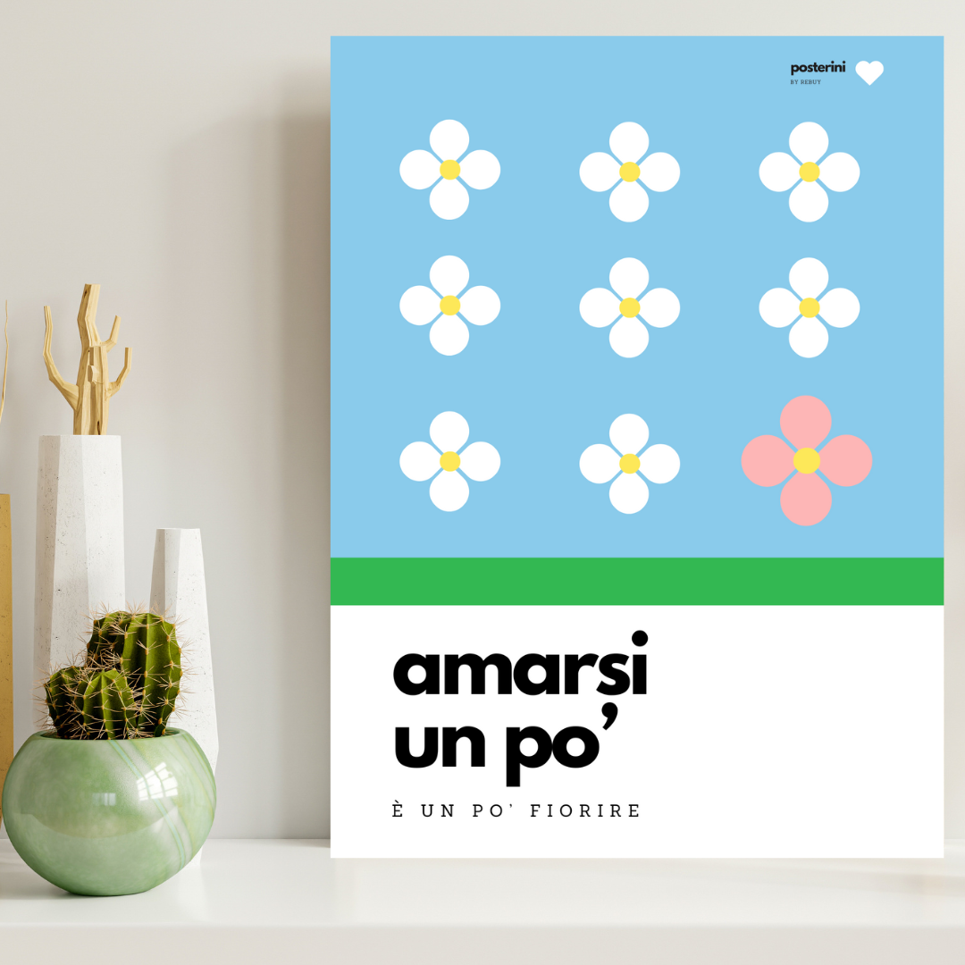 Amarsi un po' | Poster su tela