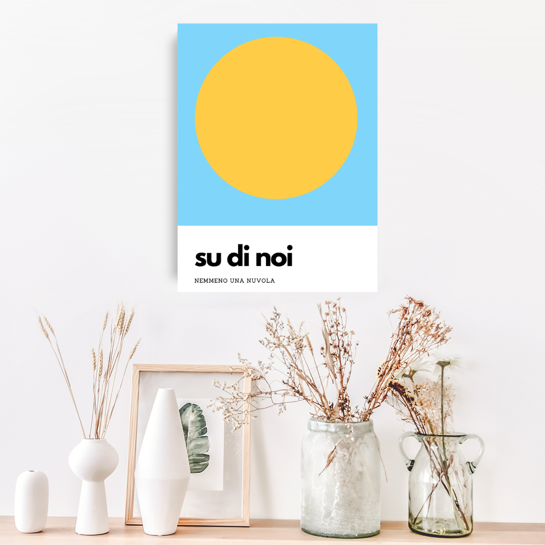 Sole | Poster su tela