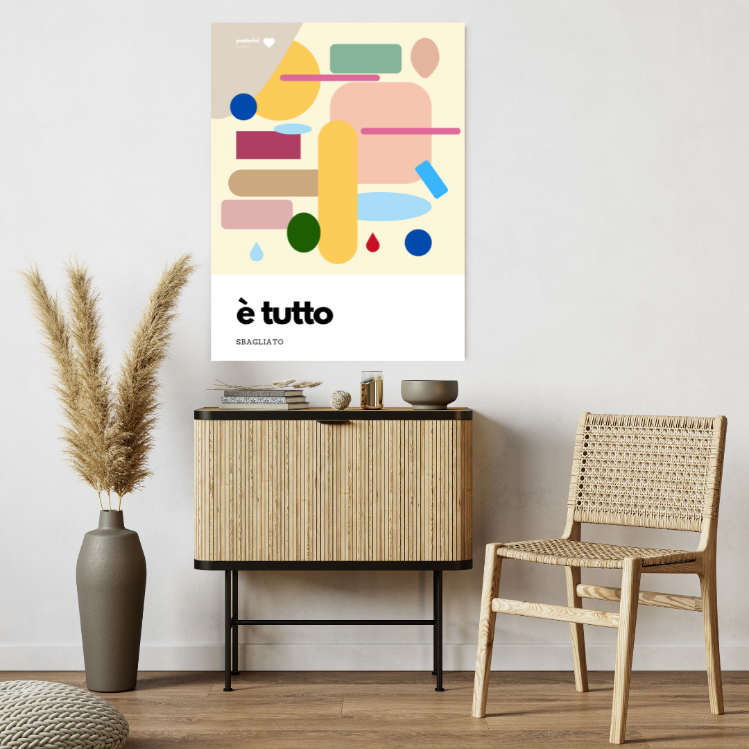 Tutto sbagliato | Poster su tela