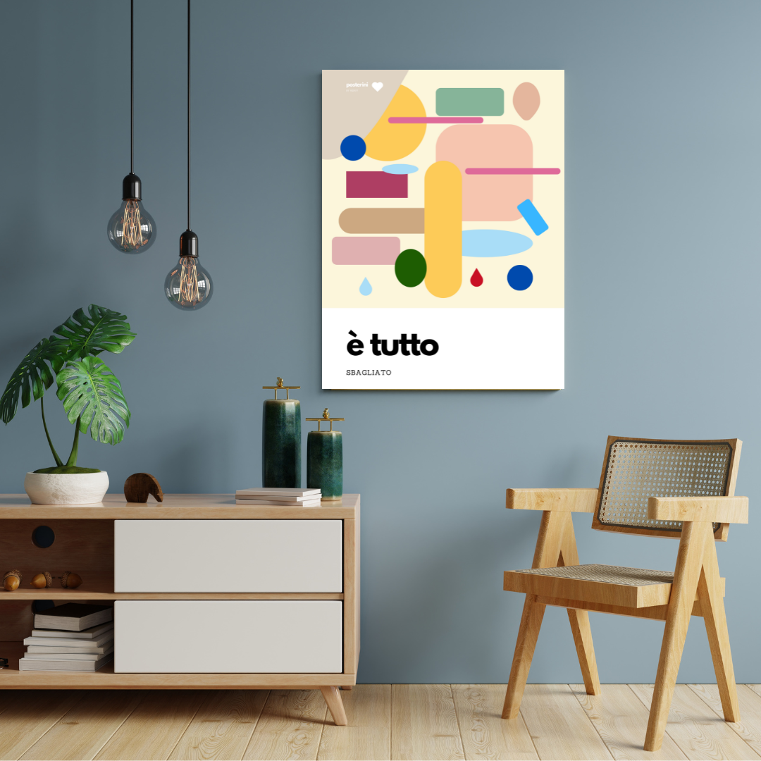 Tutto sbagliato | Poster su tela