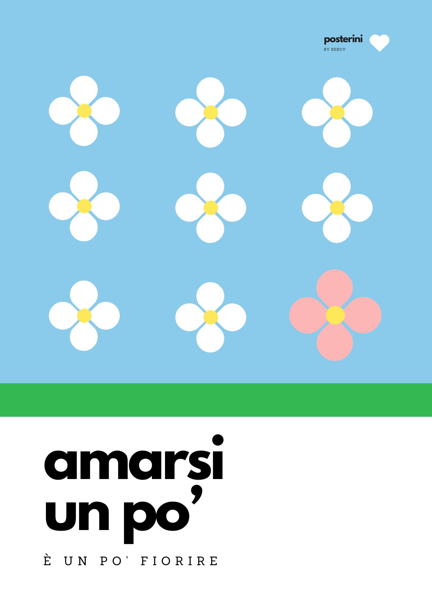 Amarsi un po' | Poster su tela