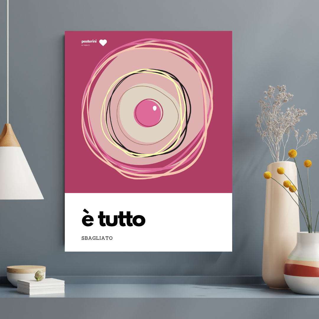 Tutto sbagliato - KAOS | Poster su tela