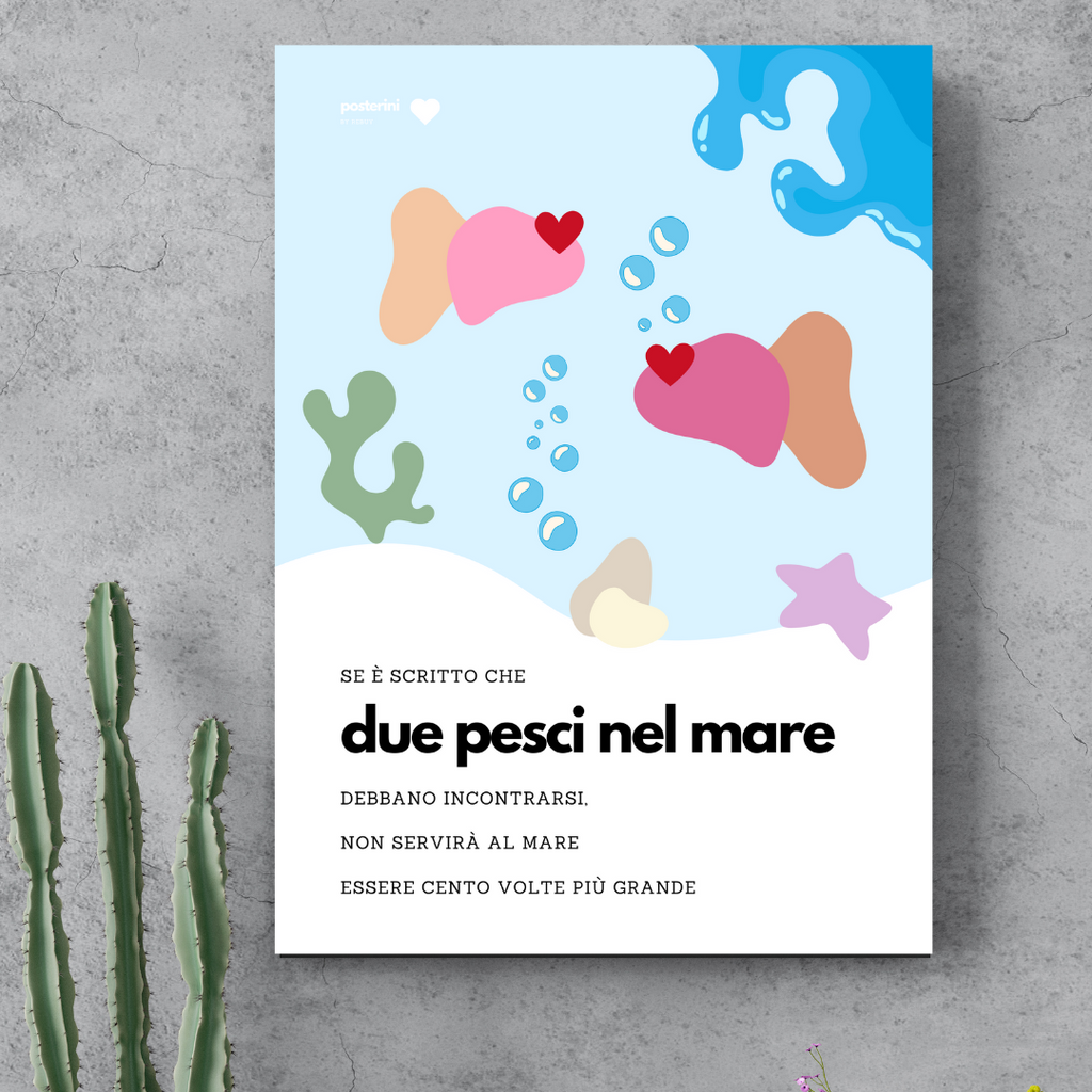 Poster su tela Stefano Benni, Terra! | Pesci