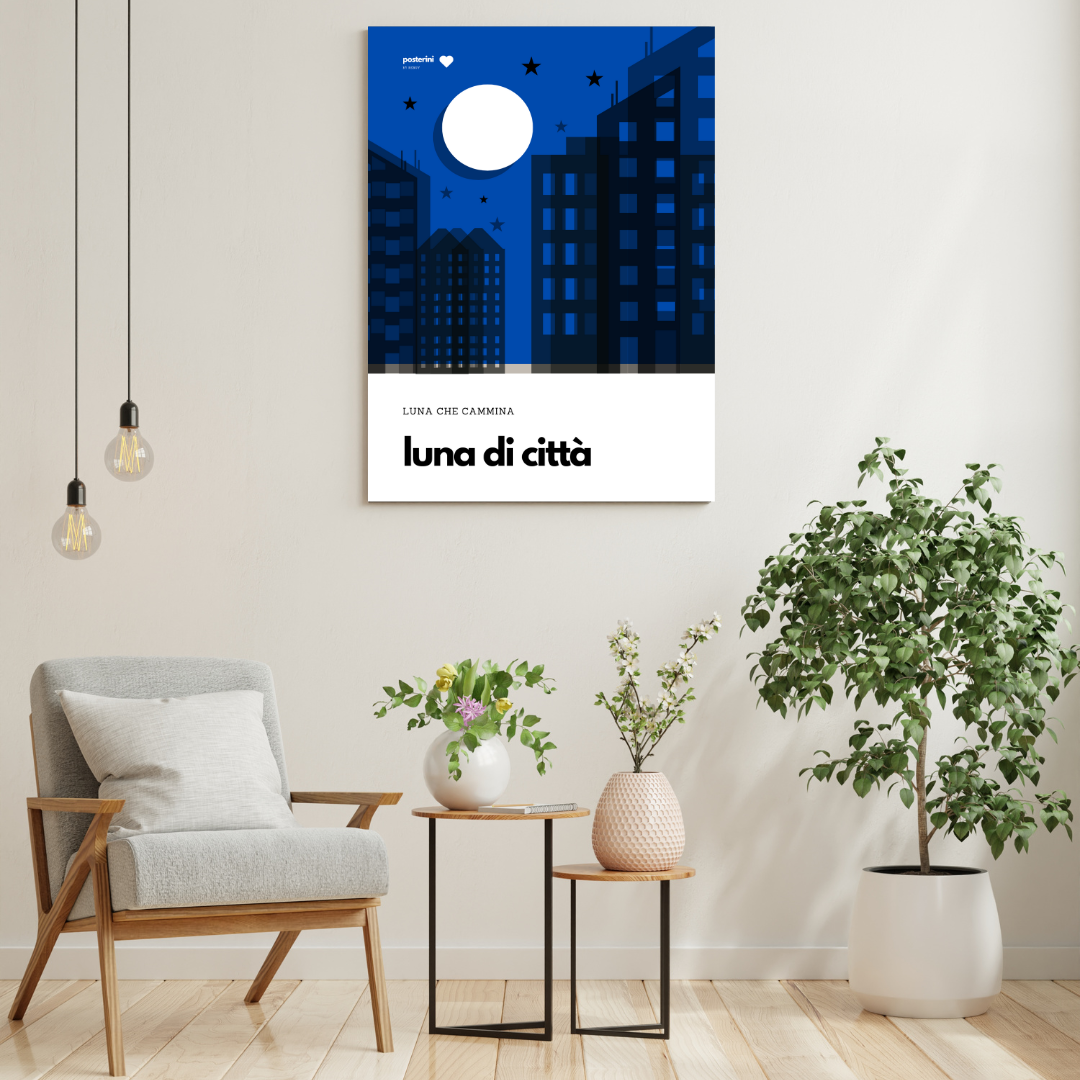 Poster su tela Lucio Dalla, Anna e Marco | Luna