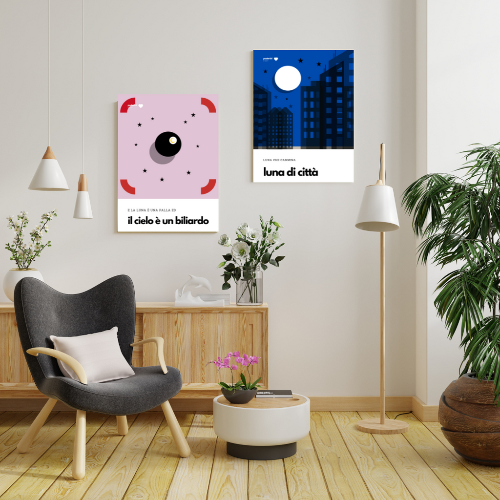 Poster su tela Lucio Dalla, Anna e Marco | Biliardo