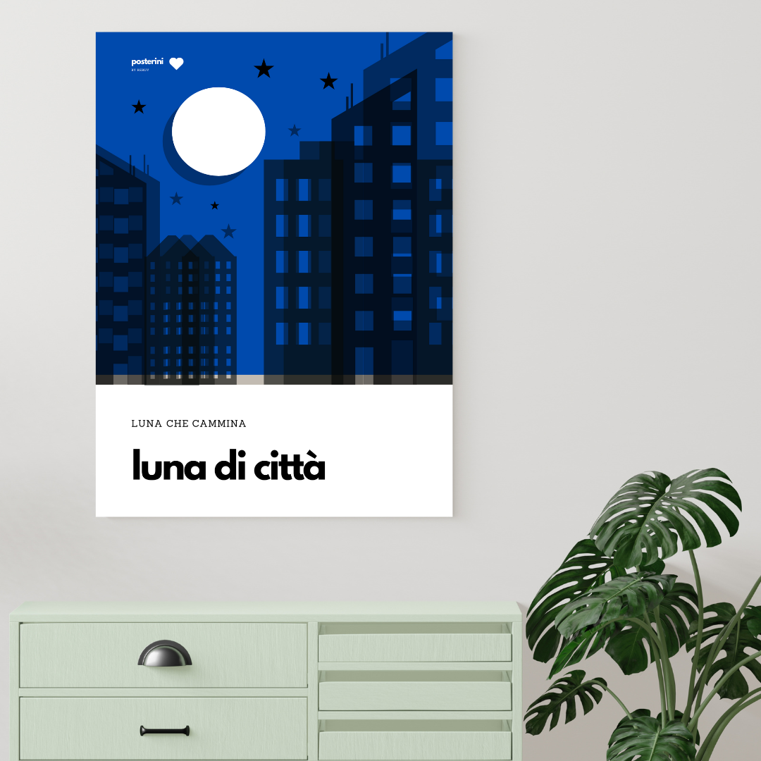 Poster su tela Lucio Dalla, Anna e Marco | Luna