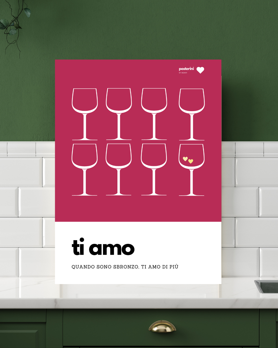 Ti amo | Poster su tela