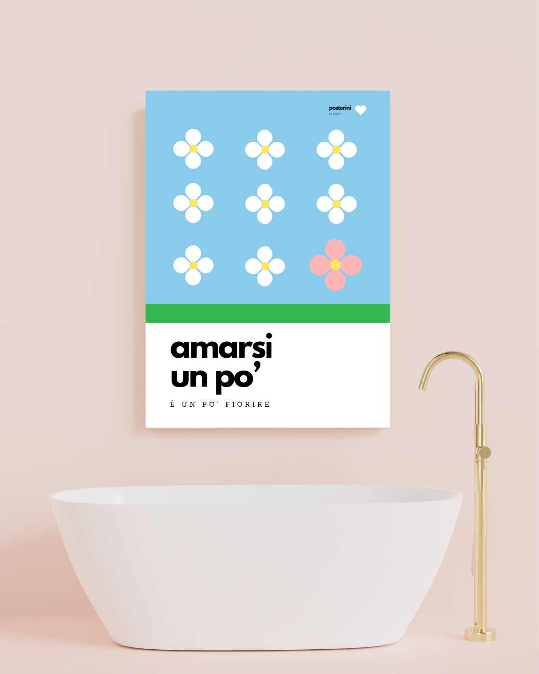 Amarsi un po' | Poster su tela