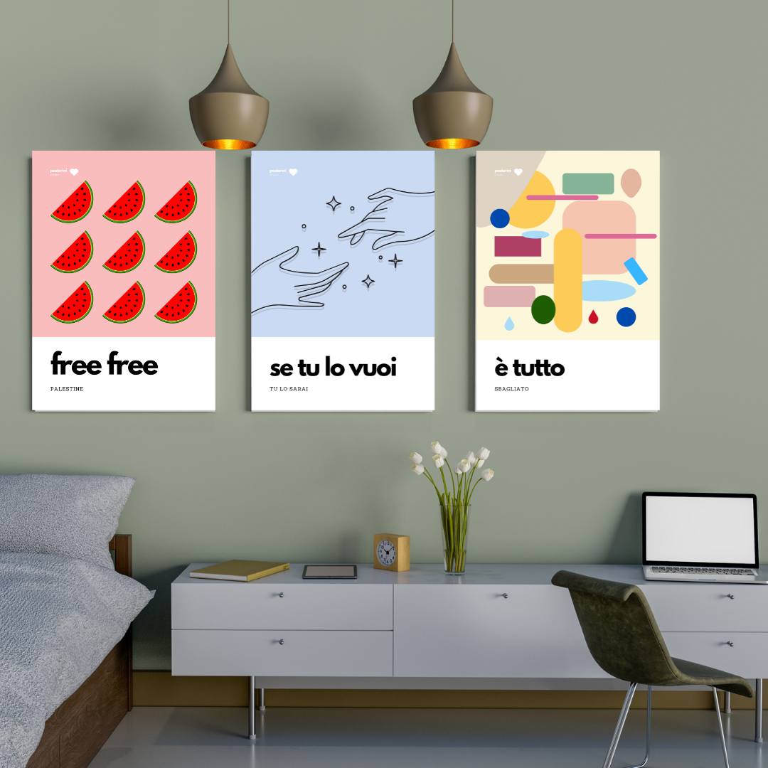 Free Free | Poster su tela
