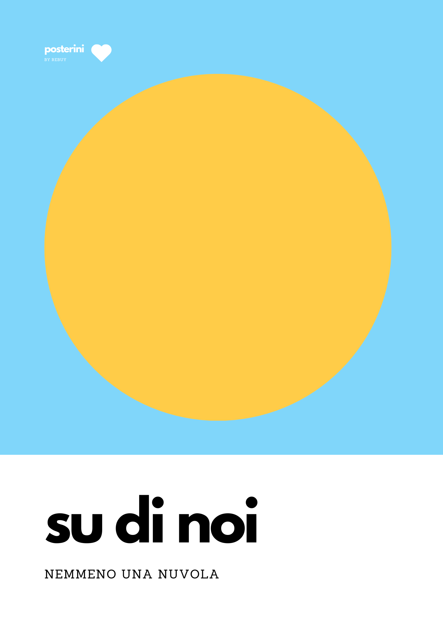 Sole | Poster su tela